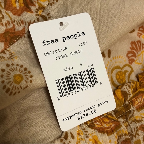 Free People Farrah Drop Waist Maxi Skirt Print - Picture 7 of 10